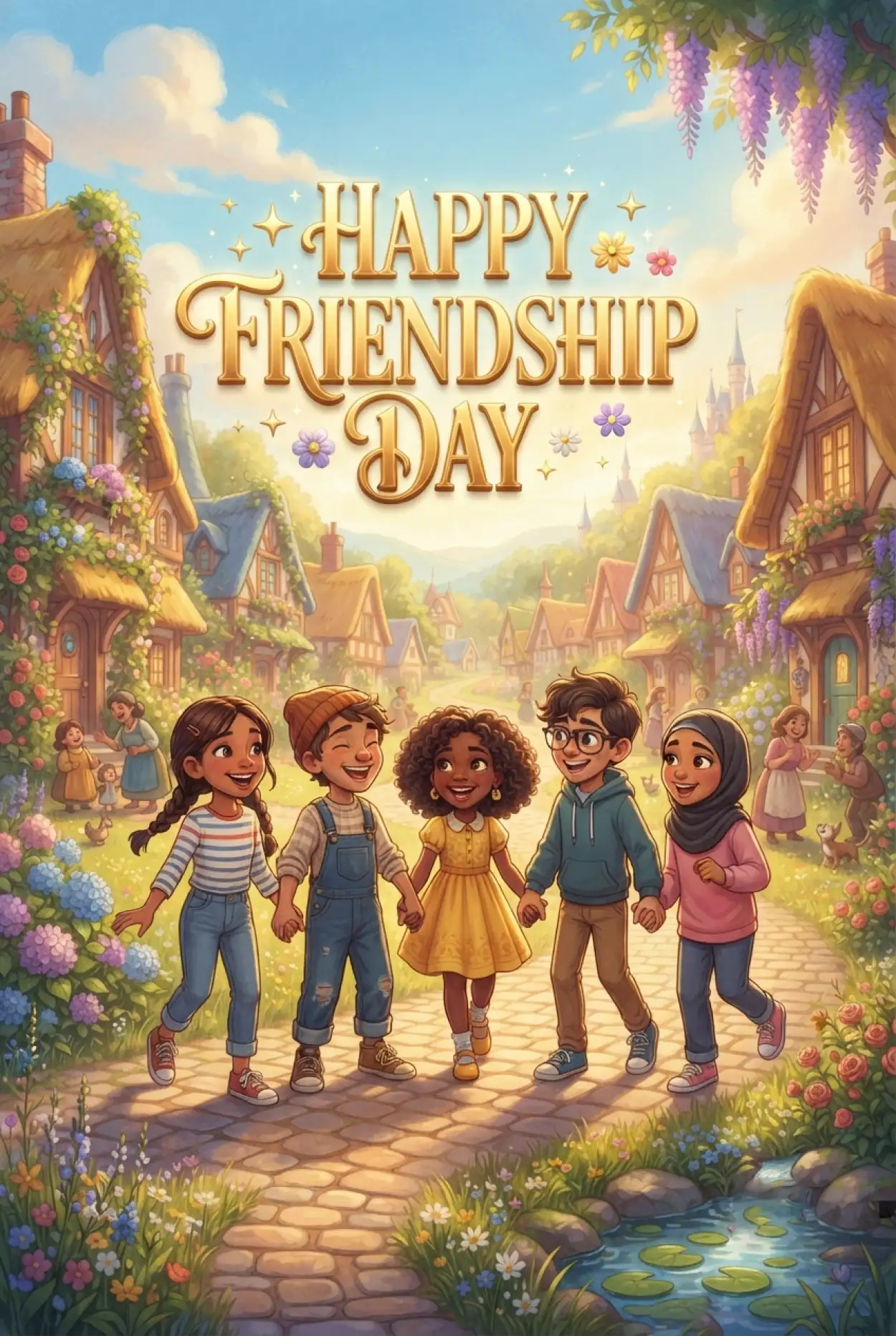 Free Download Friendship Day 2026 Celebration Poster - High Quality Happy Friendship Day 2026 Image