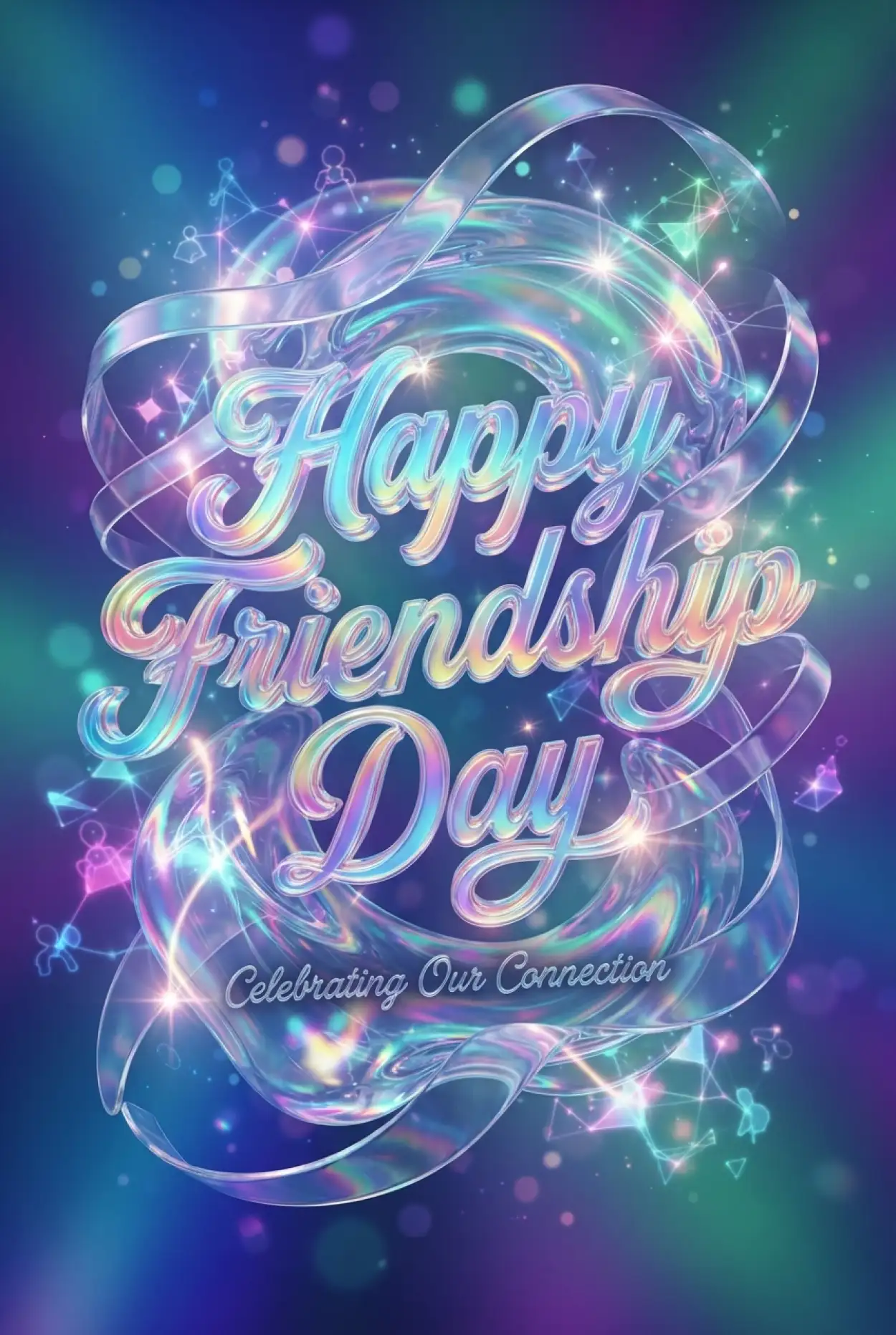 Free Download Friendship Day 2026 Colorful Vector Background - High Quality Happy Friendship Day 2026 Background Image