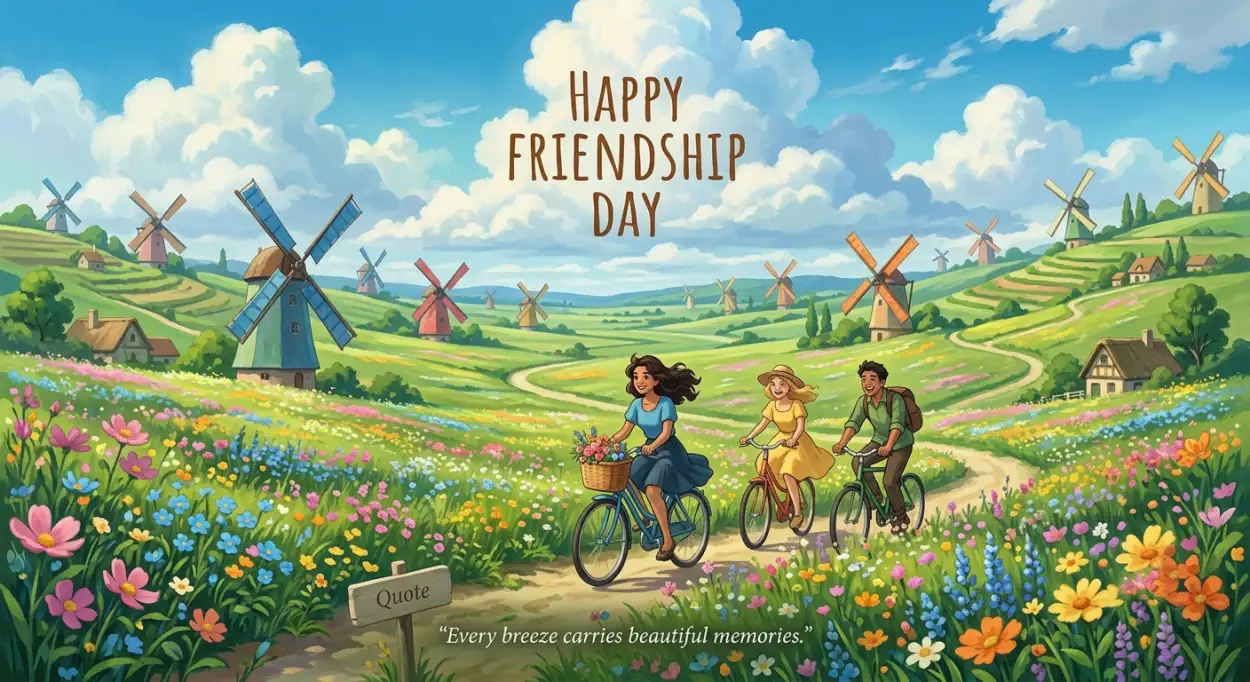 Free Download Friendship Day 2026 Creative Greeting Card - High Quality Happy Friendship Day 2026 Image