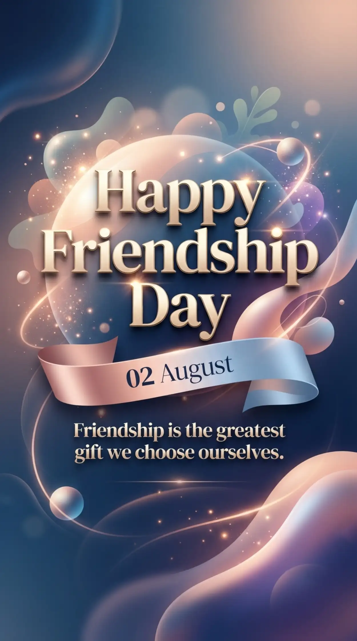 Free Download Friendship Day 2026 Creative Poster Template - High Quality Happy Friendship Day 2026 Image
