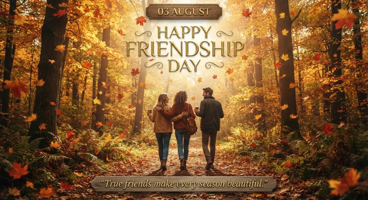 Free Download Friendship Day 2026 Digital Invitation - High Quality Happy Friendship Day 2026 Image