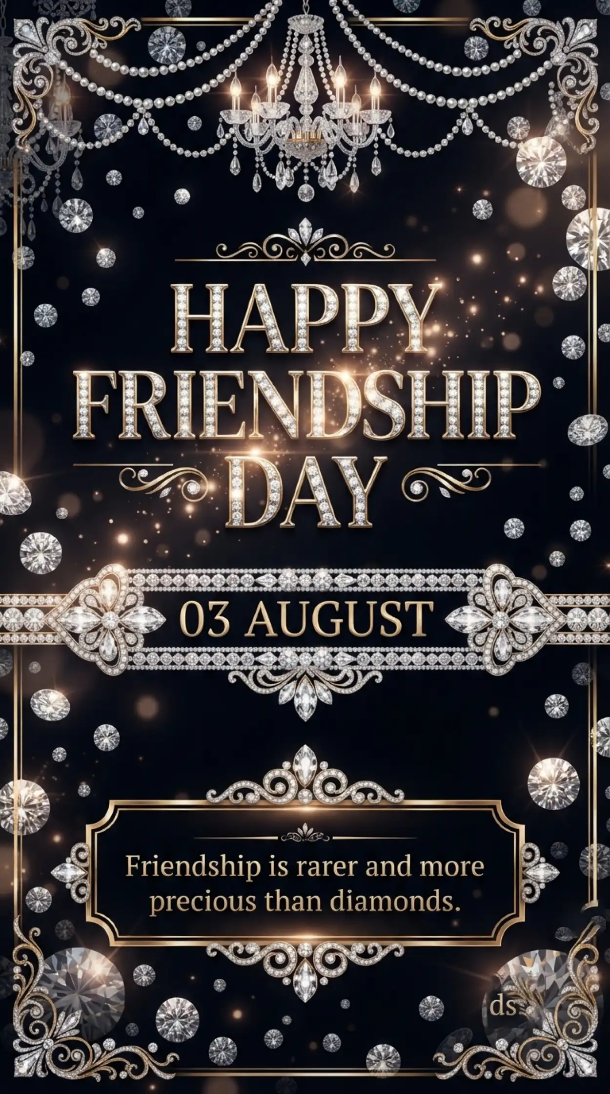 Free Download Friendship Day 2026 Elegant Typography - High Quality Happy Friendship Day 2026 Image