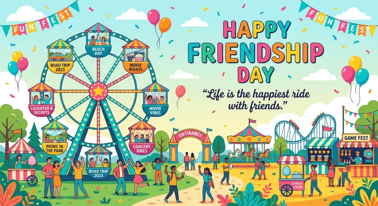 Free Download Friendship Day 2026 Festival Graphics - High Quality Happy Friendship Day 2026 Image