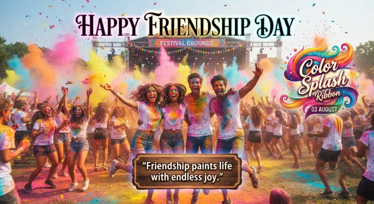 Free Download Friendship Day 2026 Friendship Party - High Quality Happy Friendship Day 2026 Image