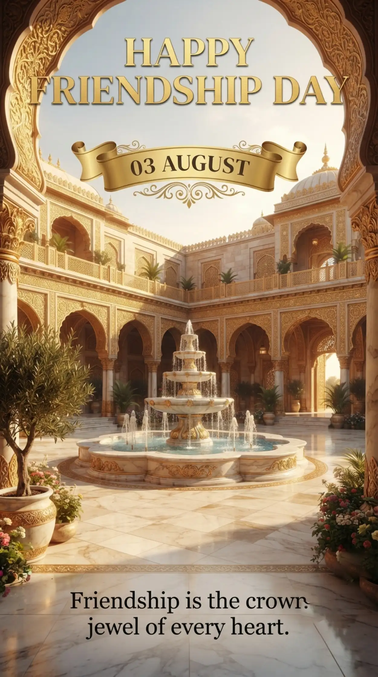 Free Download Friendship Day 2026 Luxury Design - High Quality Happy Friendship Day 2026 Image