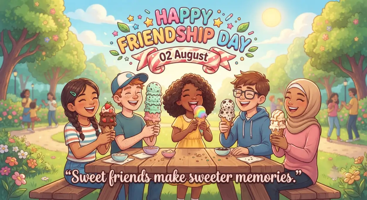 Free Download Friendship Day 2026 Modern Illustration - High Quality Happy Friendship Day 2026 Image