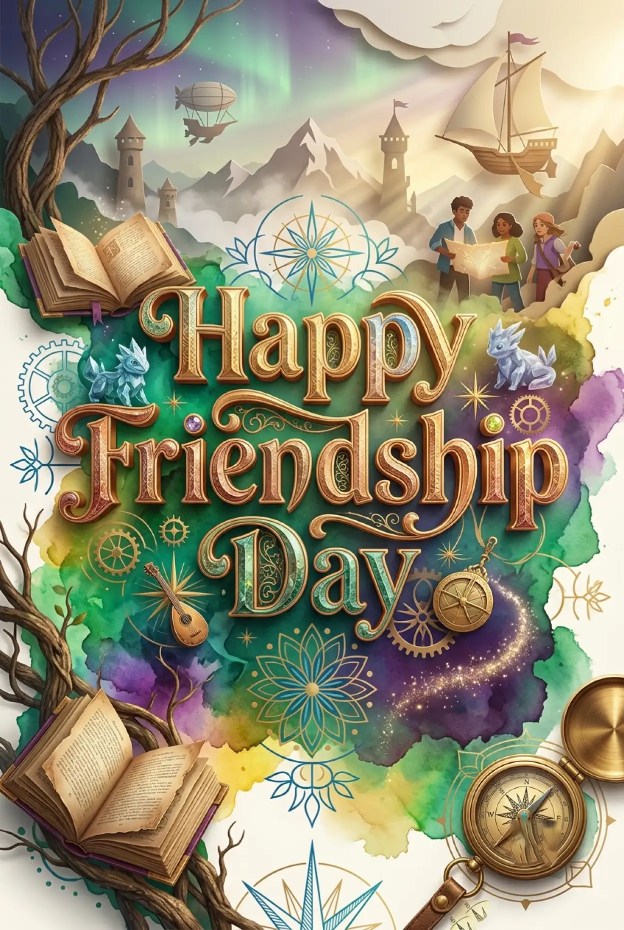 Free Download Friendship Day 2026 Png - High Quality Happy Friendship Day 2026 Transparent PNG