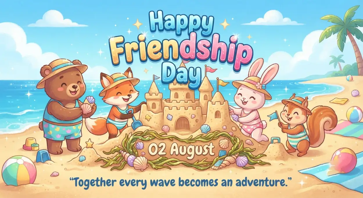 Free Download Friendship Day 2026 Premium Banner - High Quality Happy Friendship Day 2026 Image
