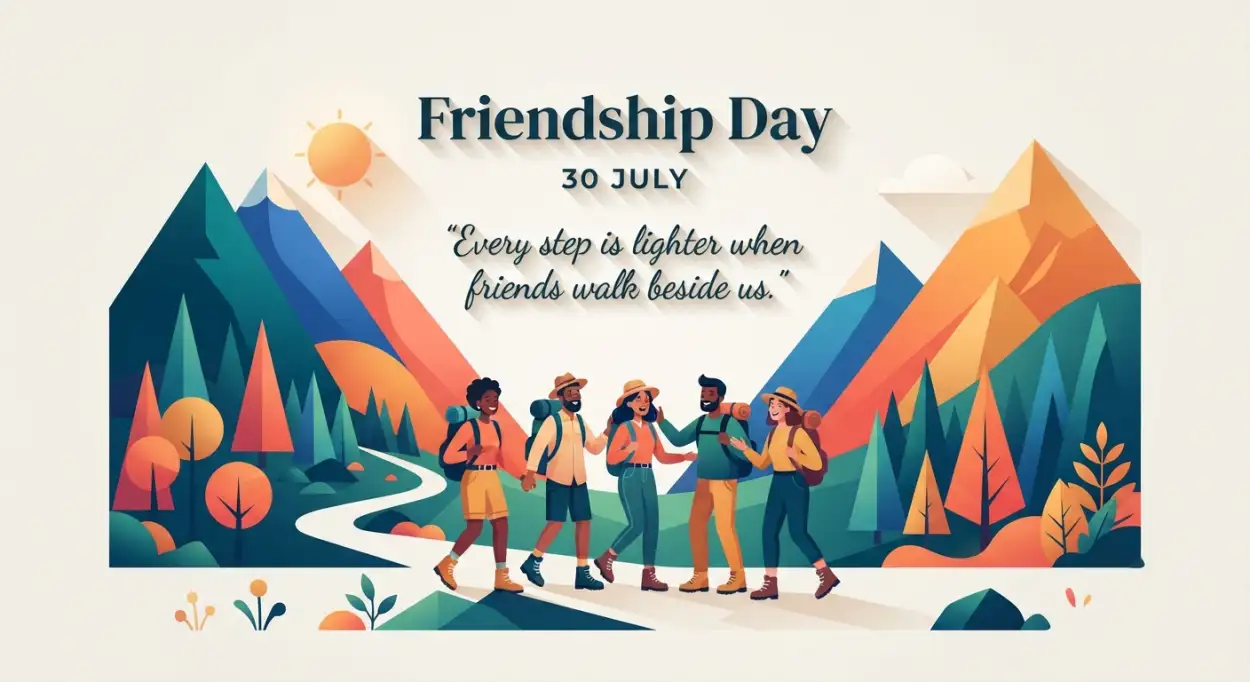 Free Download Friendship Day Email Header Design - High Quality International Friendship Day Image