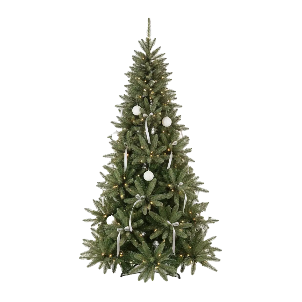 Frosted Christmas tree PNG HD