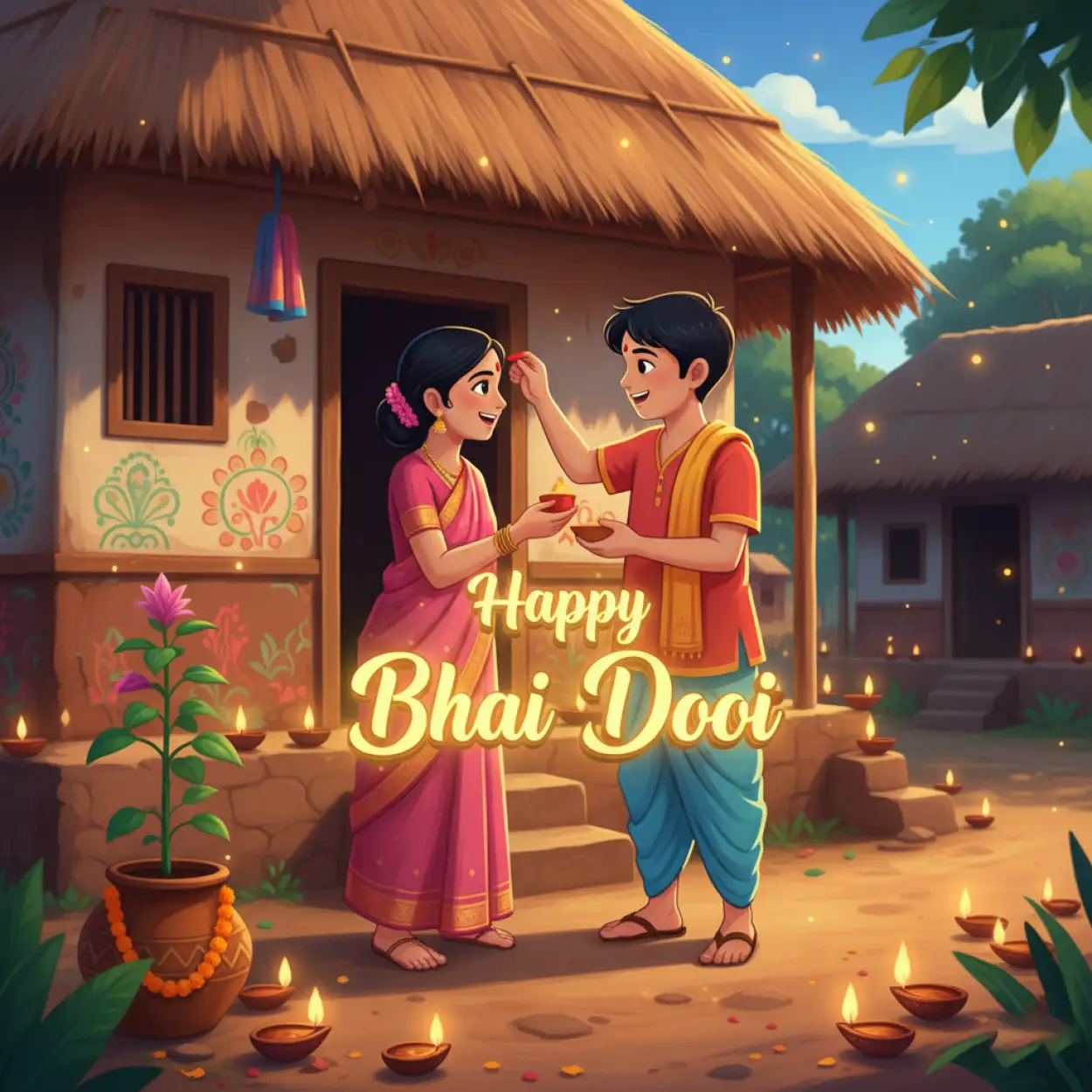 funny happy bhai dooj 2025 wishes for brother