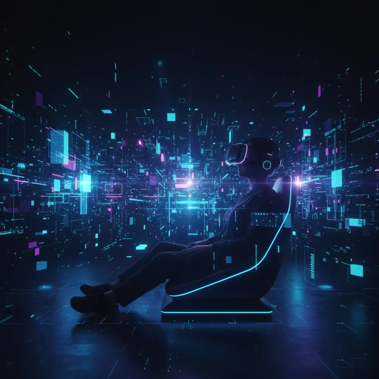 future technology digital future concept