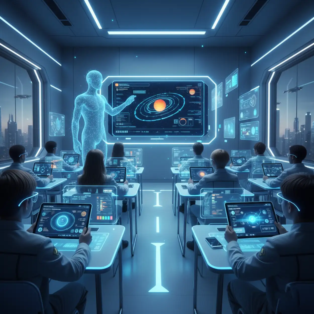 future technology illustration