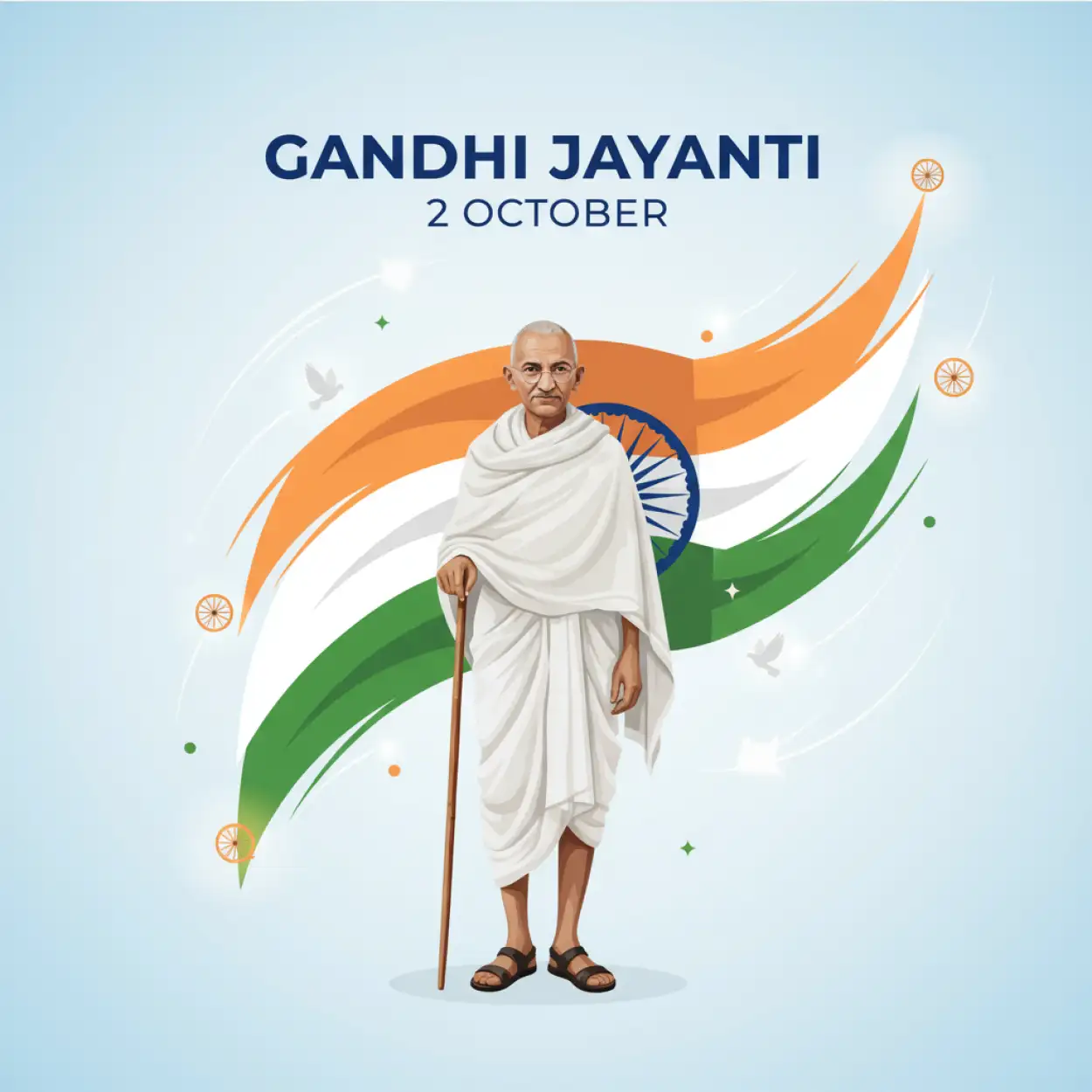 gandhi jayanti 2 october background image