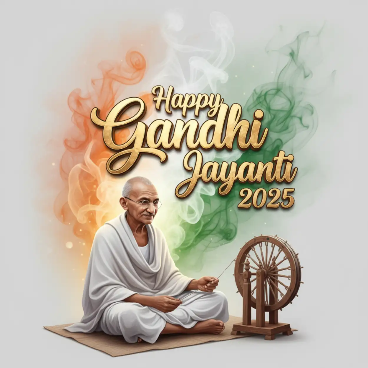 Free Download Gandhi Jayanti 2025 Inspirational Essay In Hindi - High Quality Happy Gandhi Jayanti 2025 Background