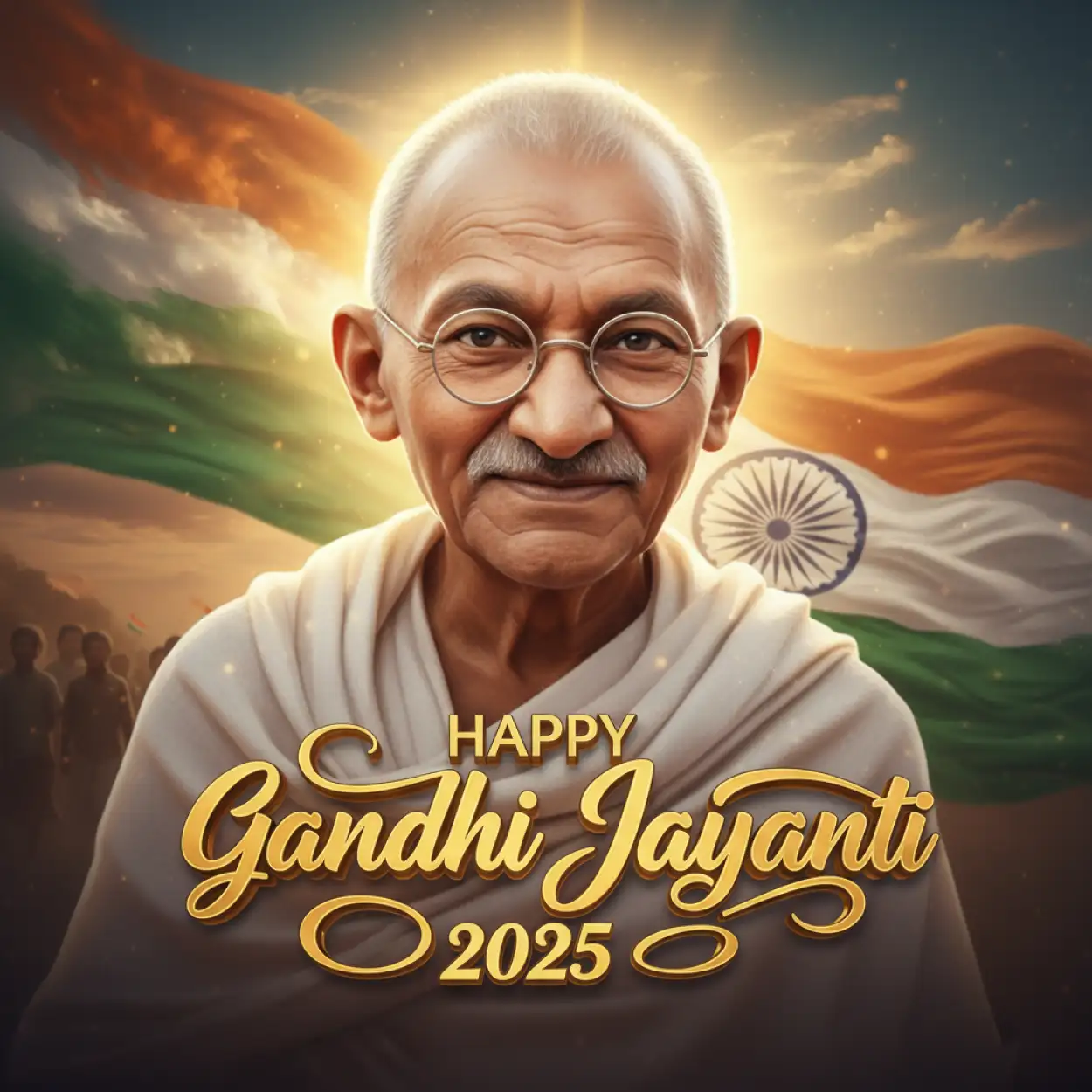 Free Download Gandhi Jayanti 2025 Photos For Facebook Post - High Quality Happy Gandhi Jayanti 2025 Background