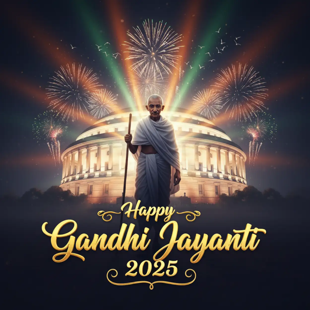 Free Download Gandhi Jayanti 2025 Wallpapers 4k Free - High Quality Happy Gandhi Jayanti 2025 Background