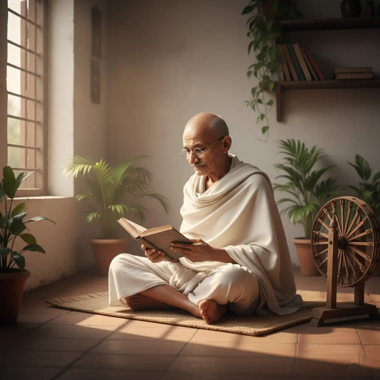 gandhi jayanti background for greeting card design