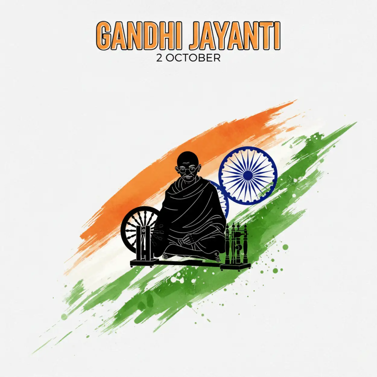 gandhi ji background for independence day poster