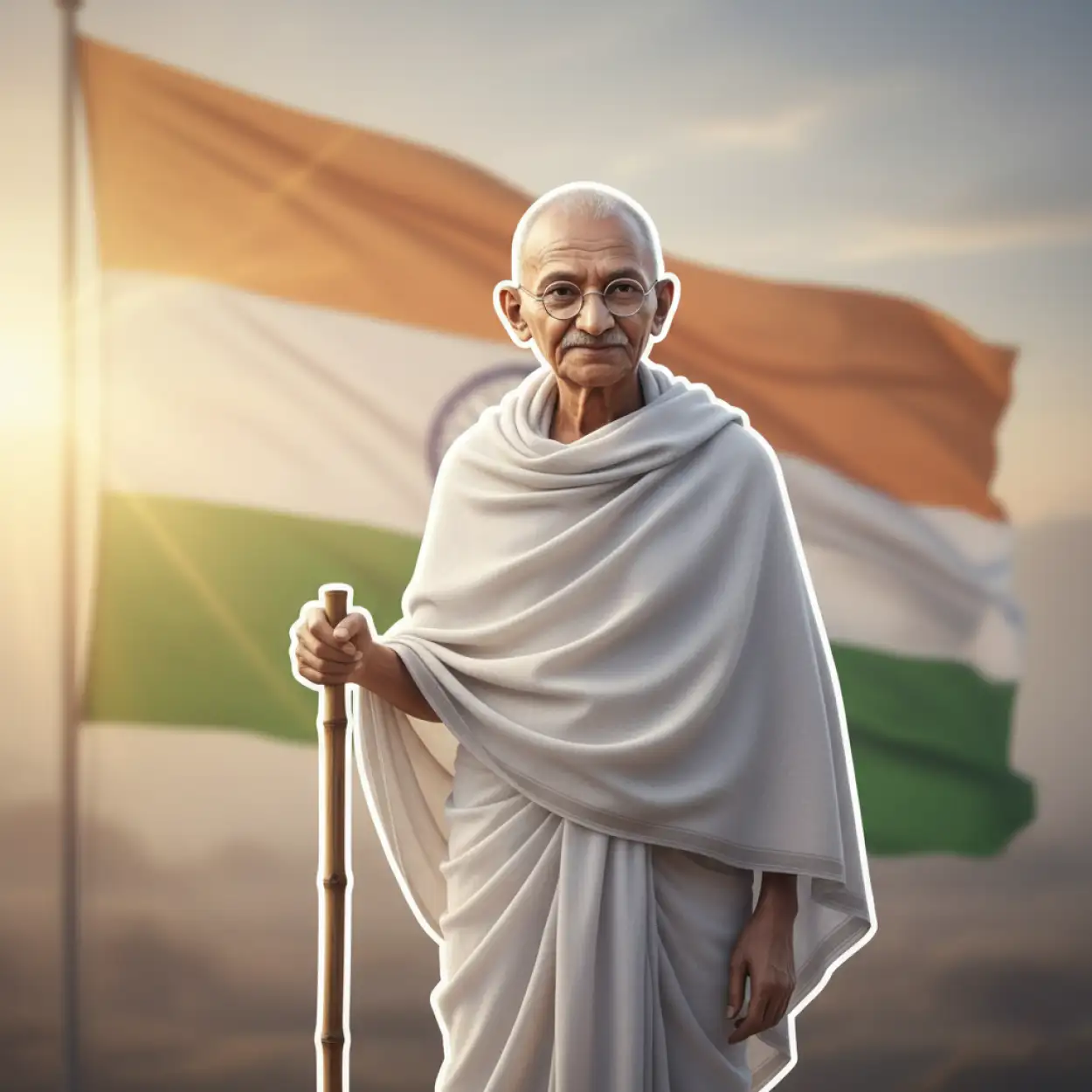 gandhi ji creative poster background free