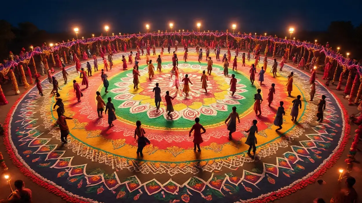 Free Download Garba Night Traditional Folk Costume Ideas - High Quality Garba Night Background