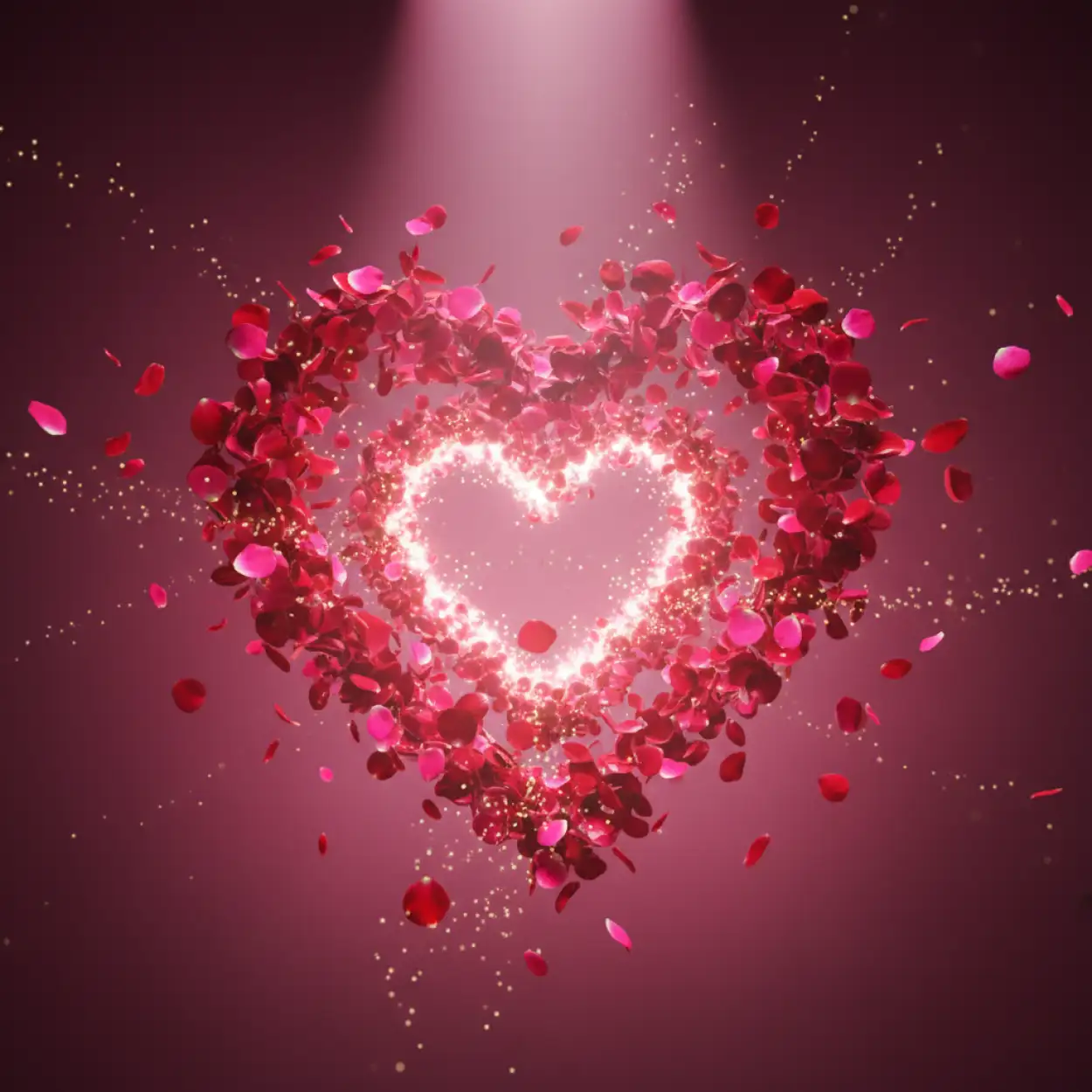 glittery pink valentines day background hd