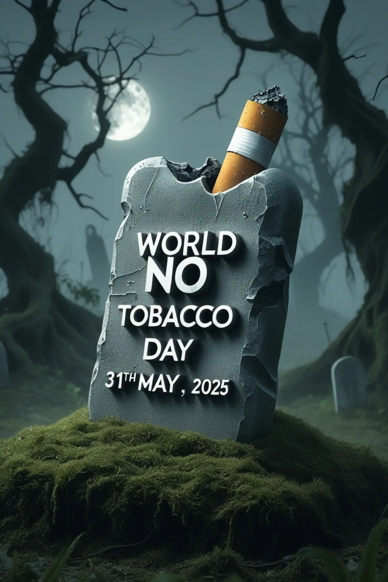 Free Download Global No Tobacco Day Image For 2025 - High Quality World No Tobacco Day Background