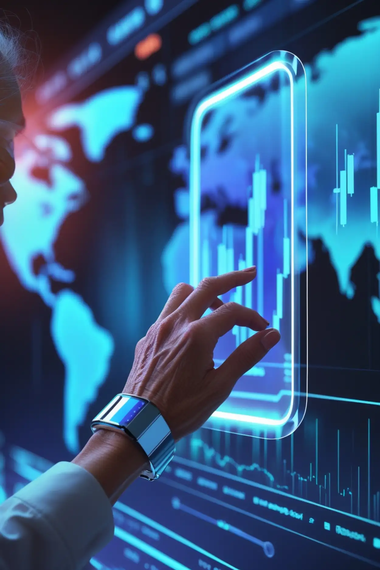 global stock market background for reports