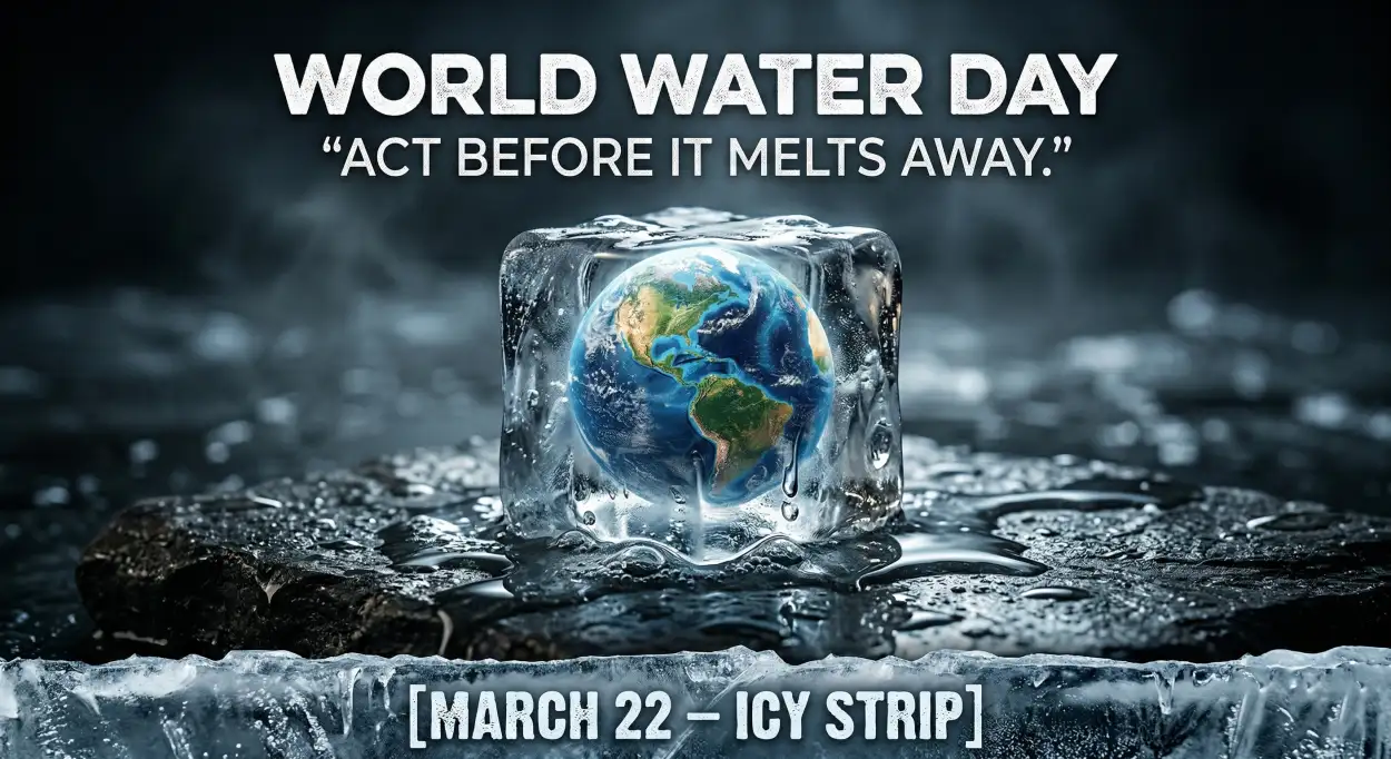 global water shortage awareness post