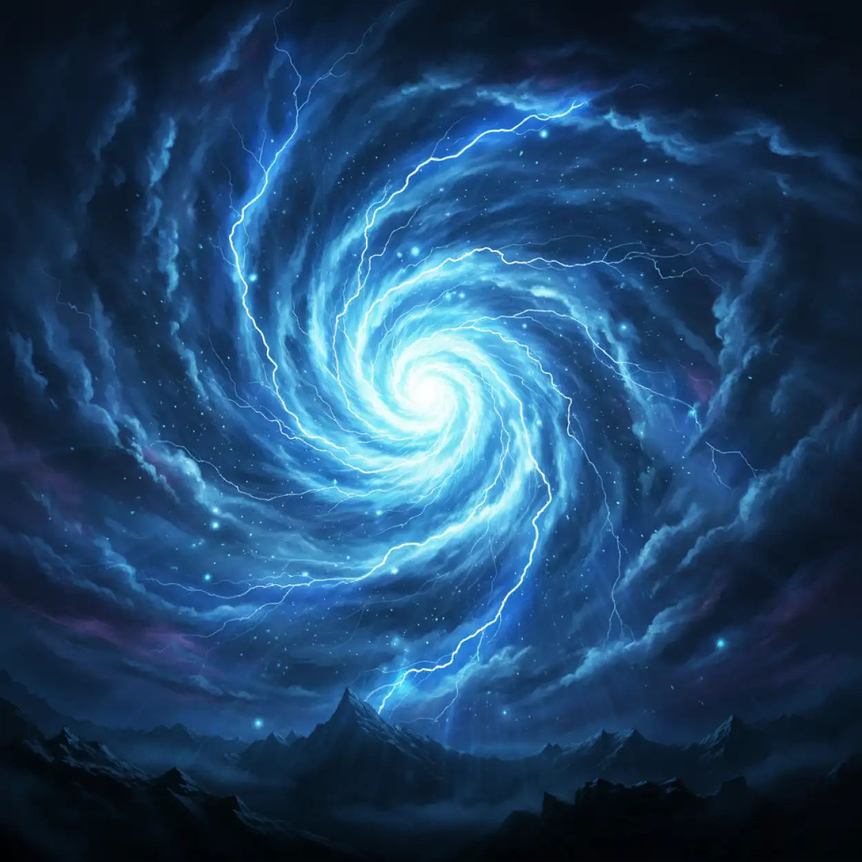 glowing blue YouTube thumbnail background design