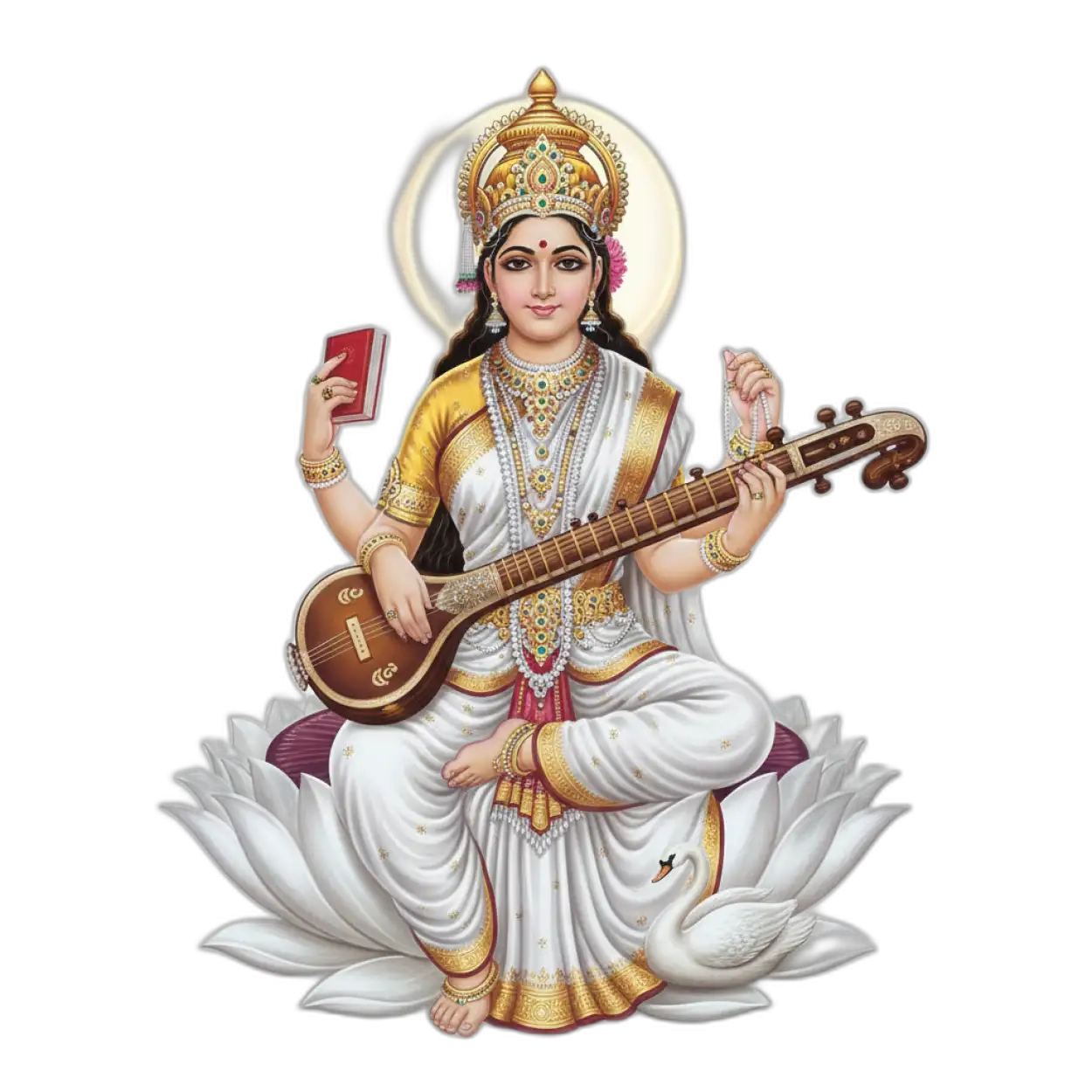 goddess saraswati png without watermark