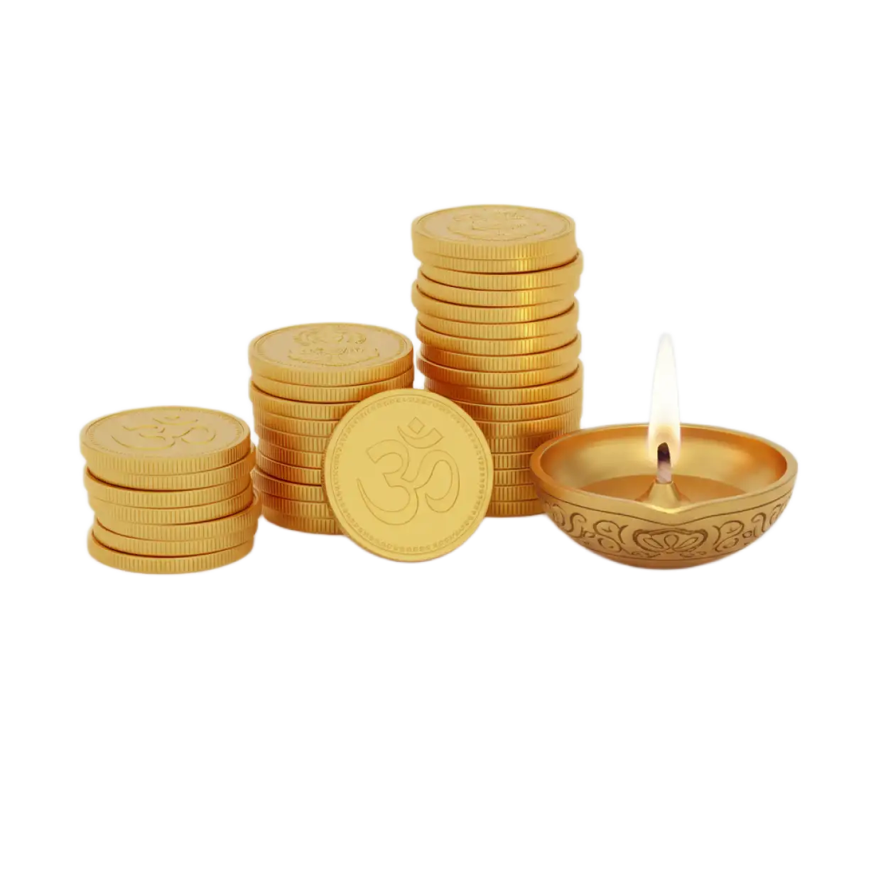 golden coin dhanteras png hd