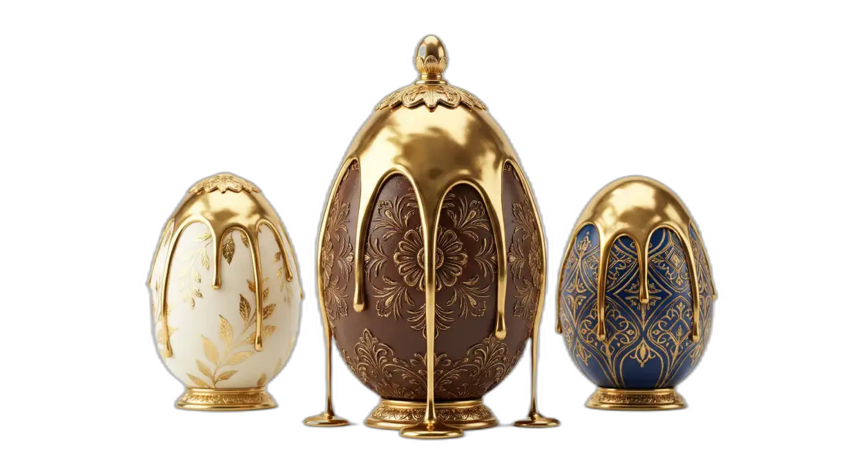 Free Download Golden Easter Eggs Png Images - High Quality Easter Eggs Png Transparent PNG