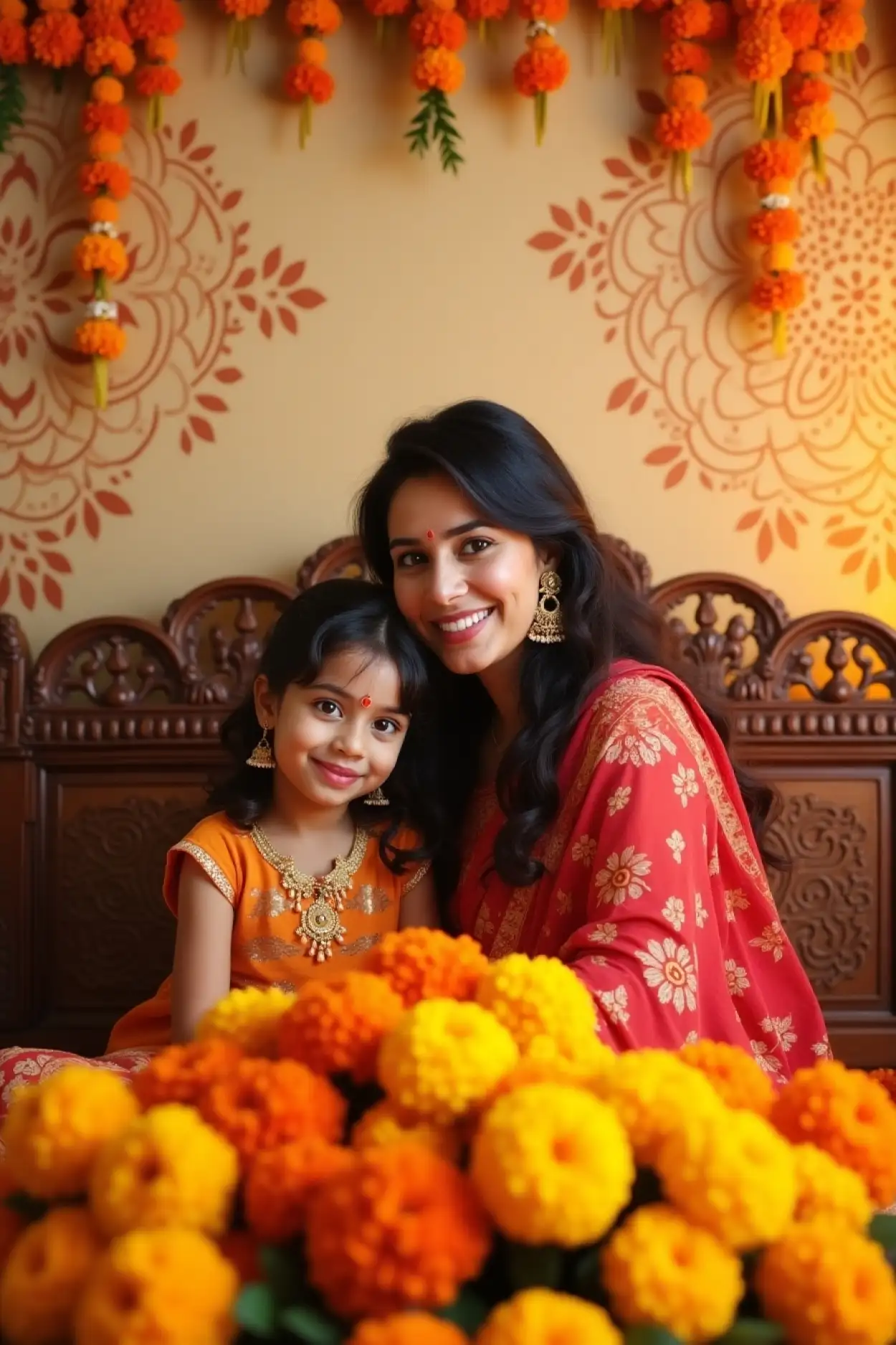 Golden theme Mothers Day background
