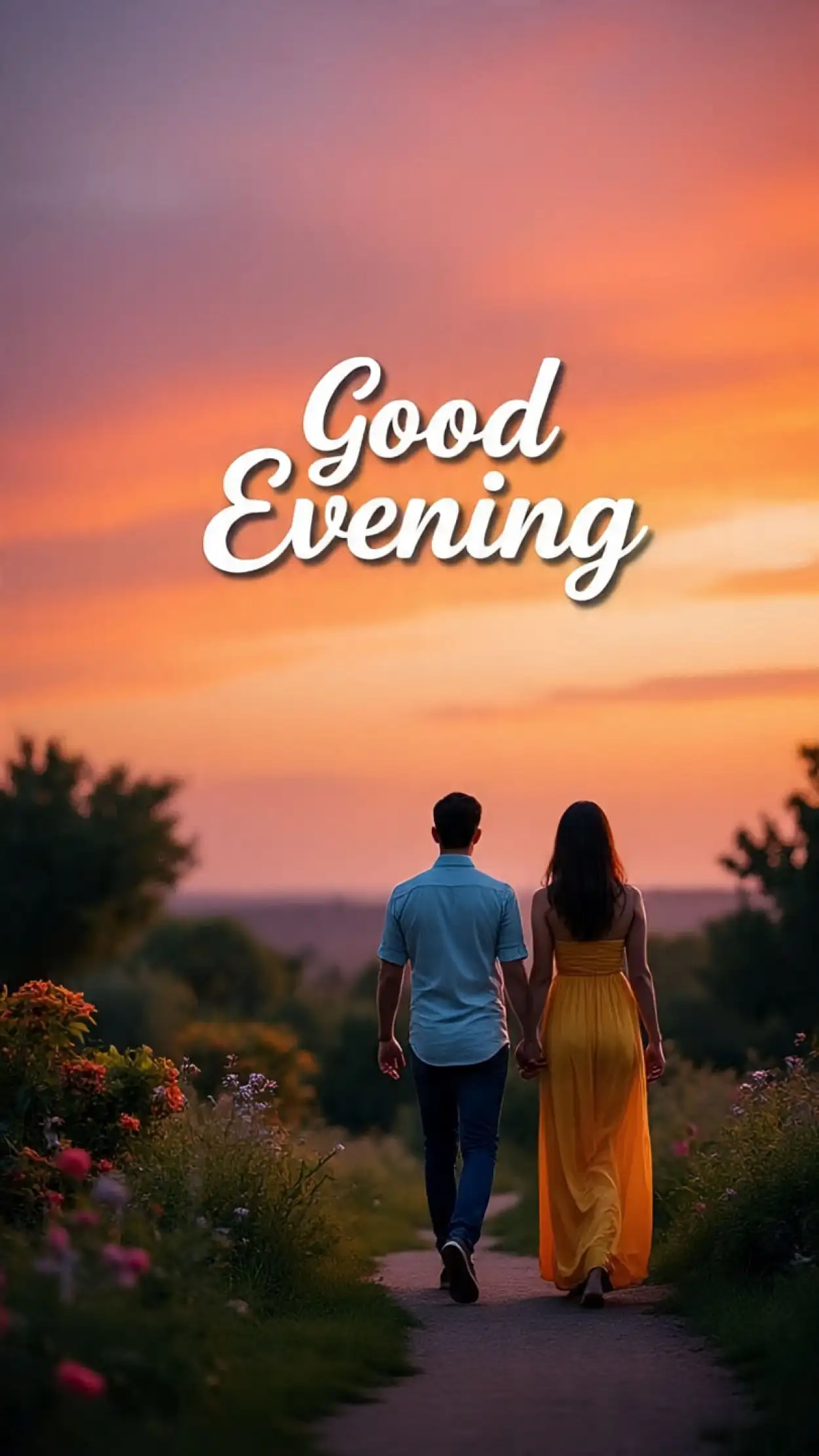 good evening shayari images download