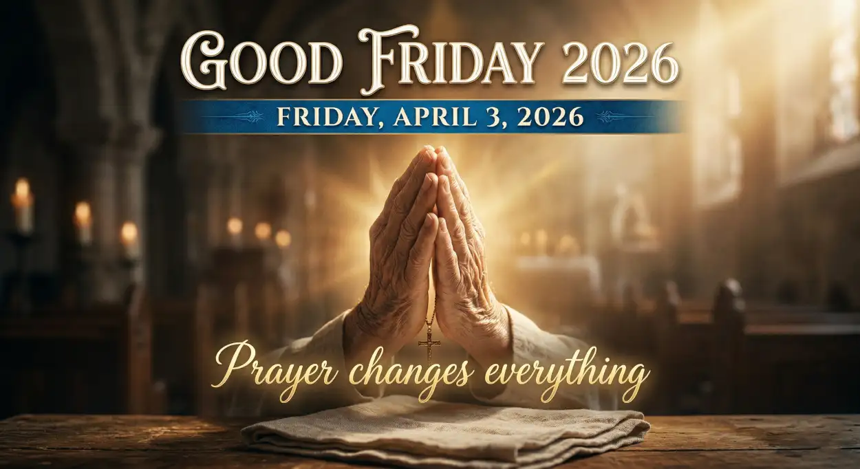 Free Download Good Friday 2026 Prayer Background Png - High Quality Good Friday 2026 Transparent PNG