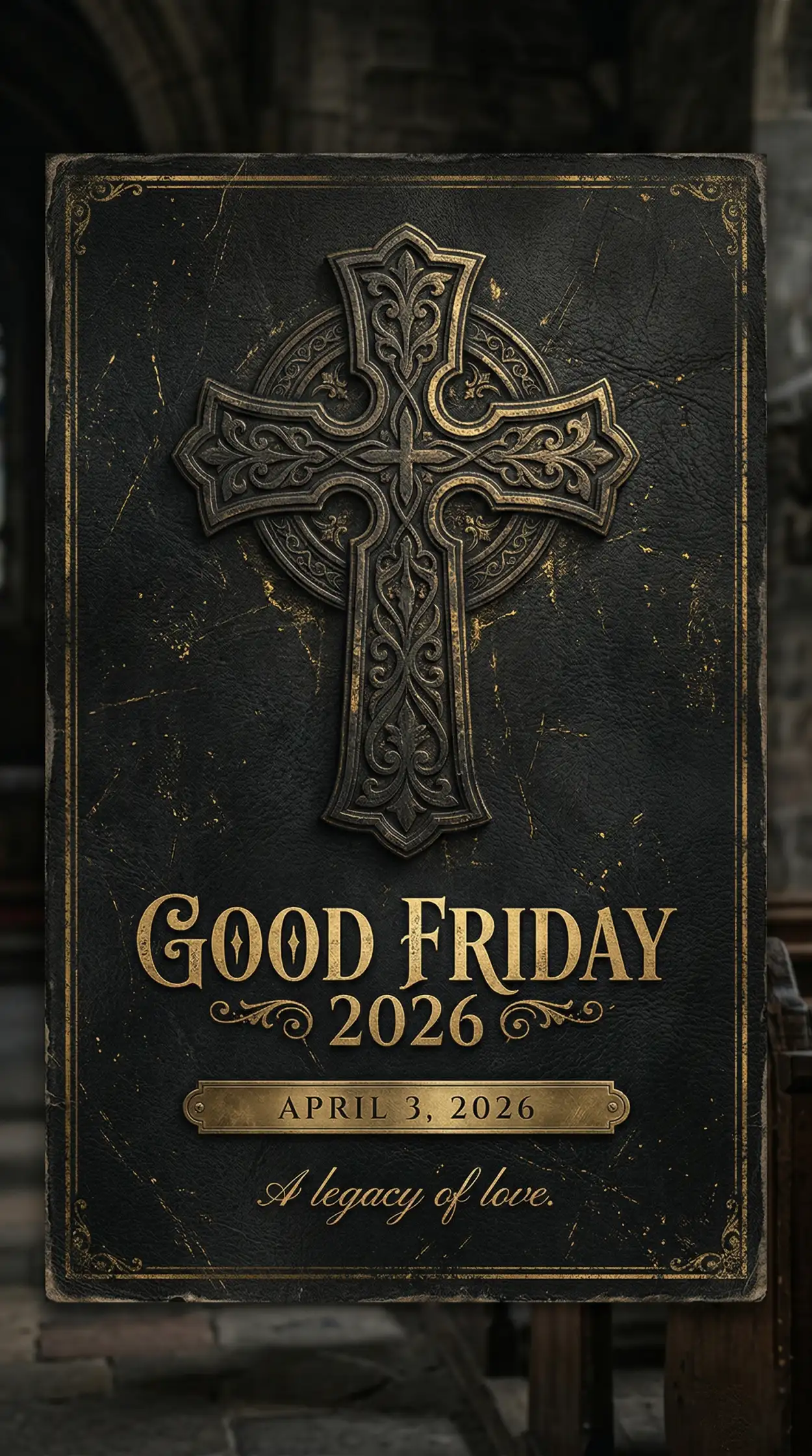 Free Download Good Friday Instagram Story Png Template - High Quality Good Friday 2026 Transparent PNG