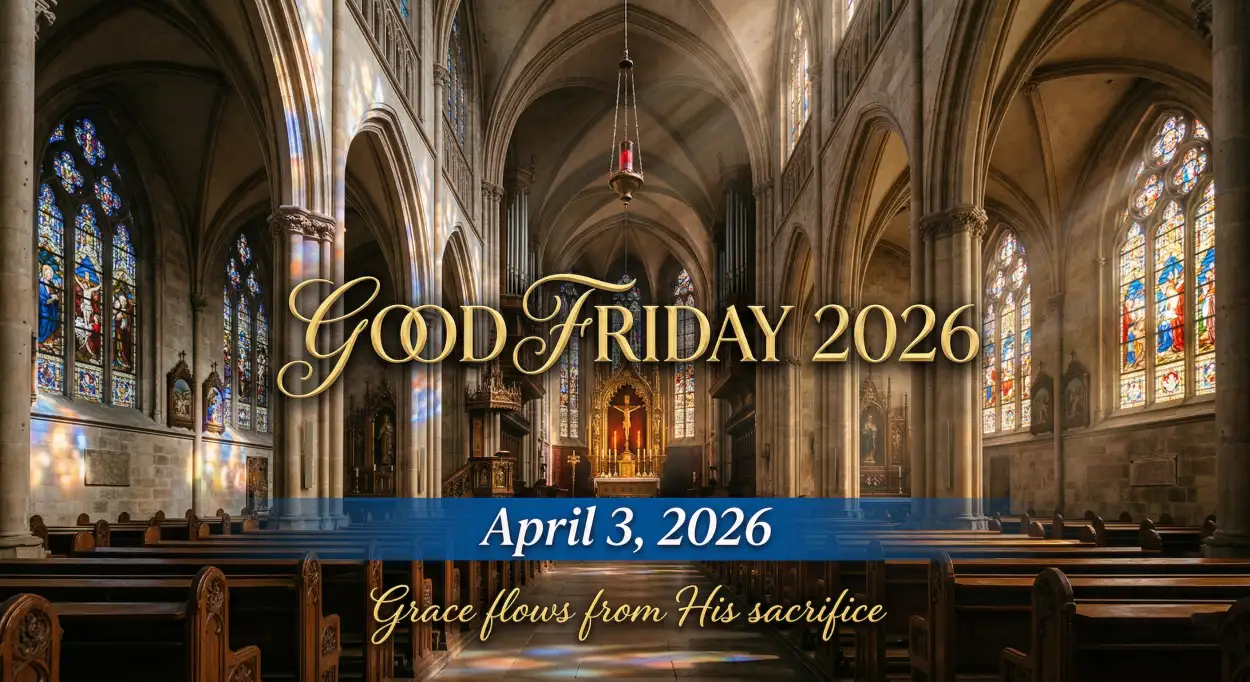 Free Download Good Friday Status Video Thumbnail Png - High Quality Good Friday 2026 Transparent PNG