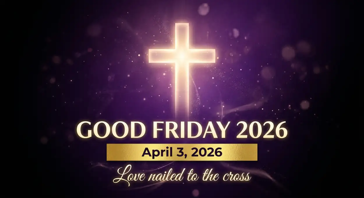 Free Download Good Friday Text Effect Png Hd - High Quality Good Friday 2026 Transparent PNG