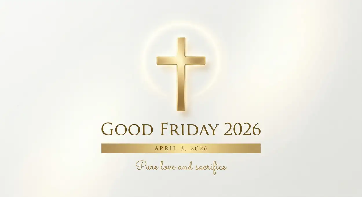 Free Download Good Friday Vector Png Free Download - High Quality Good Friday 2026 Transparent PNG