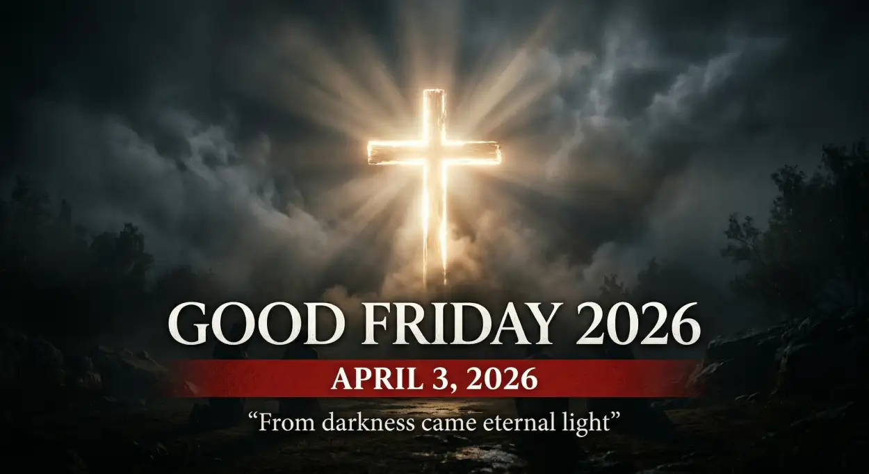 Free Download Good Friday Youtube Thumbnail Png - High Quality Good Friday 2026 Transparent PNG
