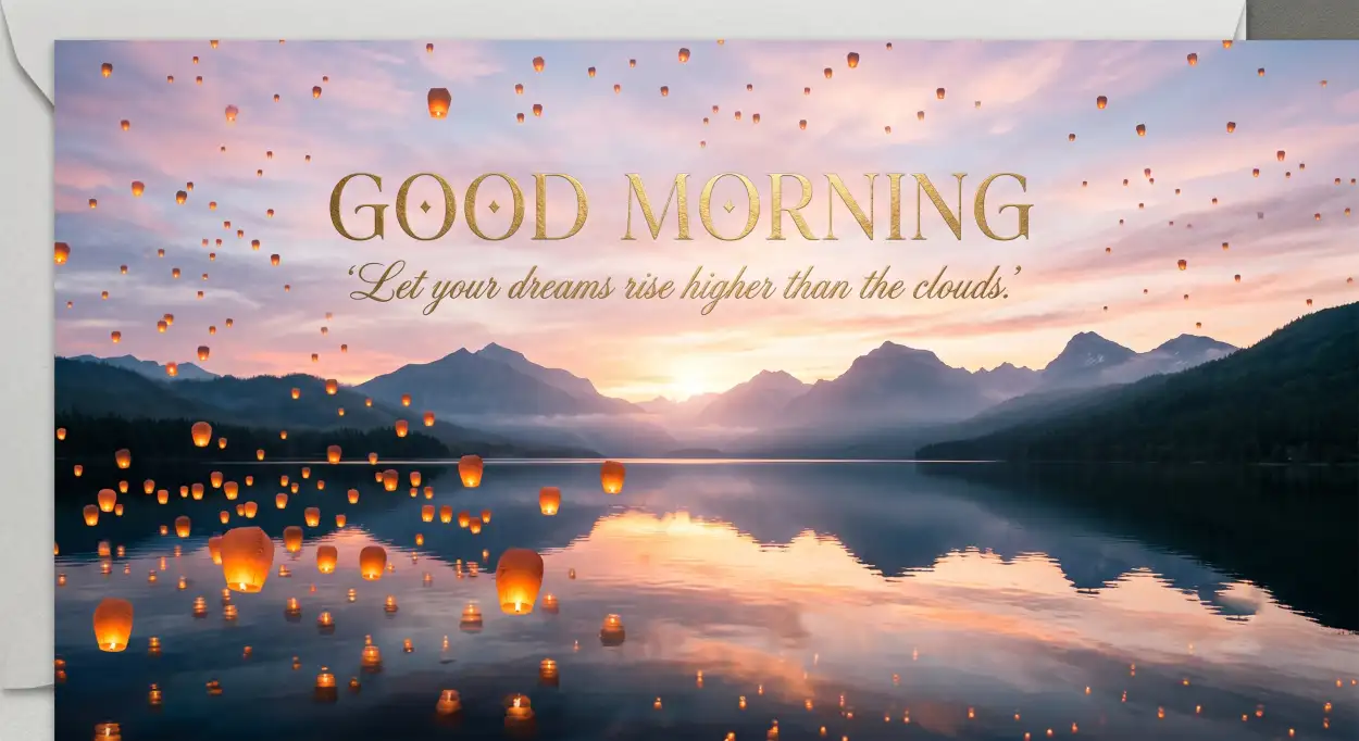 Free Download Good Morning Blessings With Clouds - High Quality Good Morning Blessings Image
