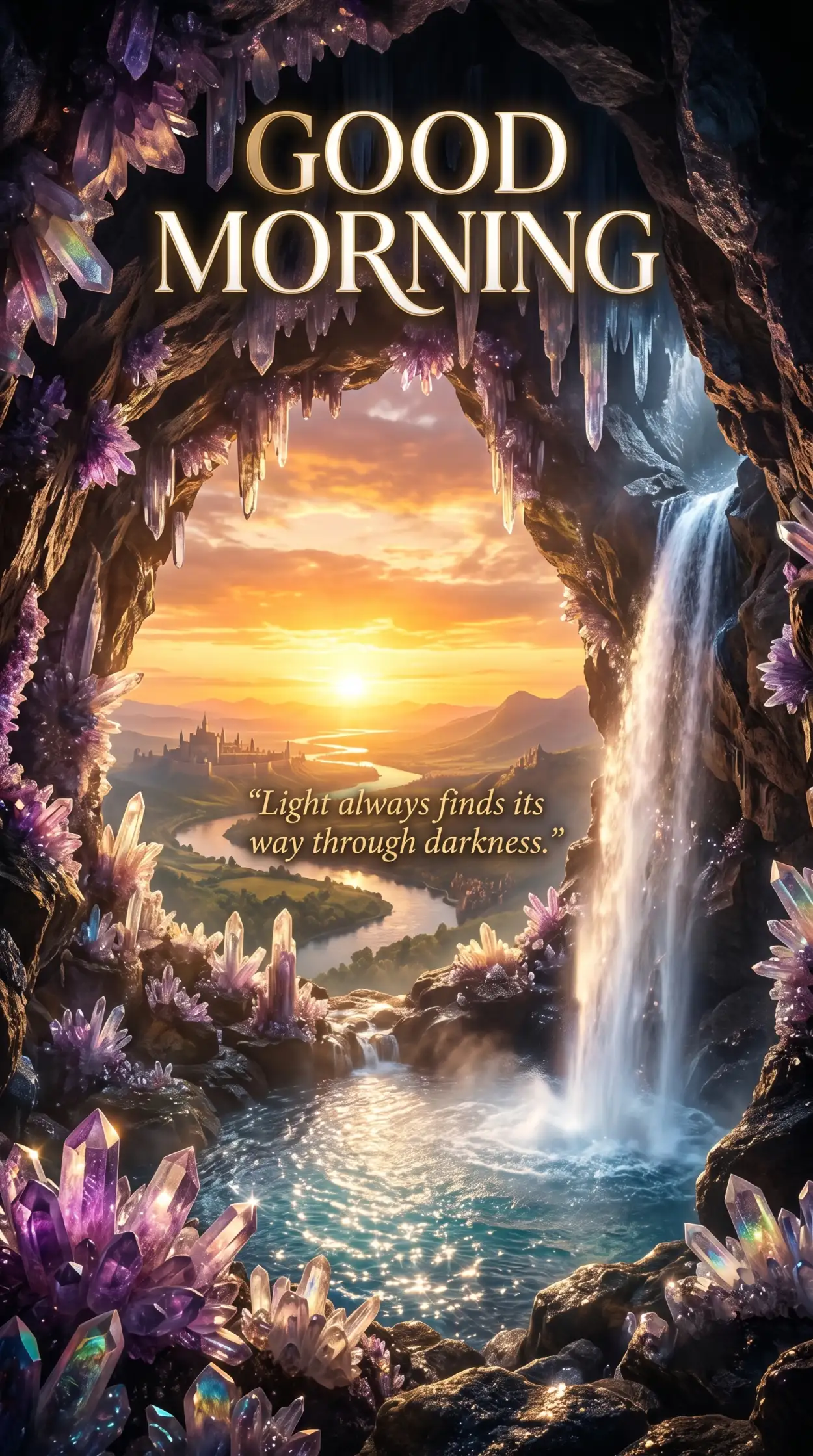 Free Download Good Morning Blessings With Inspirational Quotes - High Quality Good Morning Blessings Image