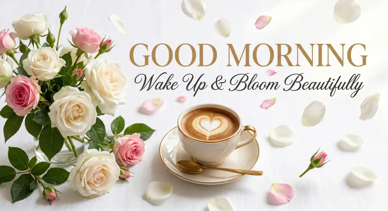 Free Download Good Morning Flowers And Coffee Relaxing Wallpaper - High Quality Good Morning Flowers And Coffee Image