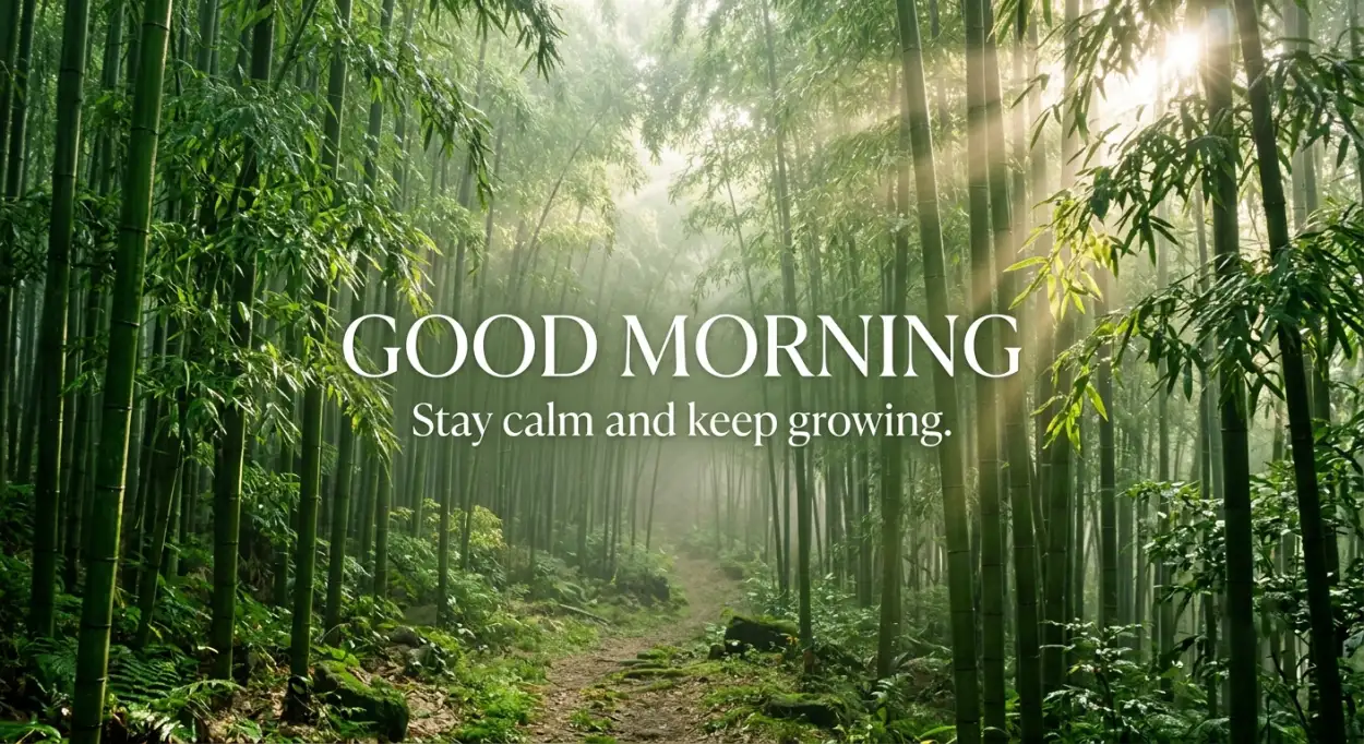 Free Download Good Morning Forest Wallpaper - High Quality Good Morning Nature Image