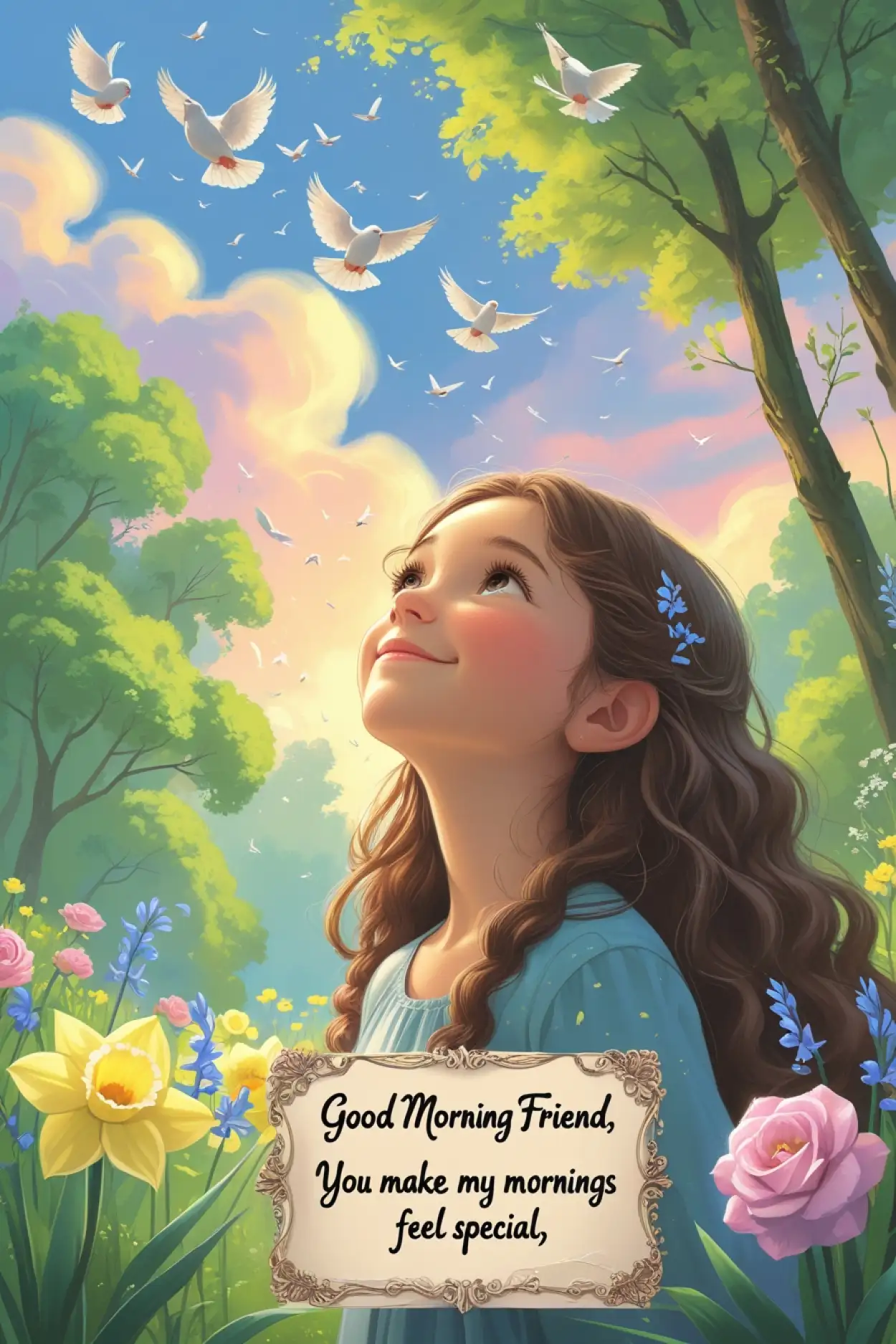 Free Download Good Morning Friend Quotes In Hindi And English - High Quality Good Morning Friend Background
