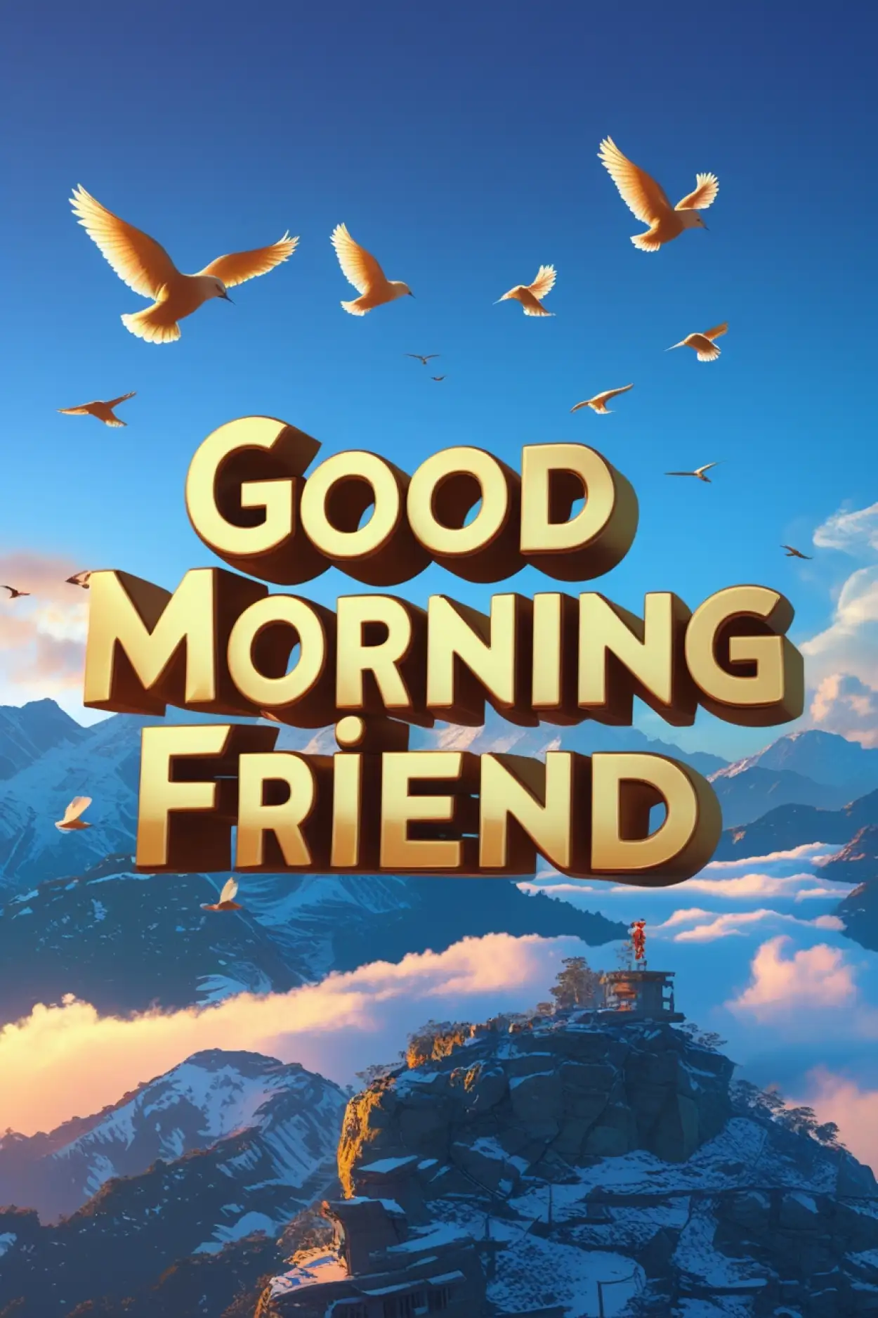 Free Download Good Morning Friend Whatsapp Status - High Quality Good Morning Friend Background