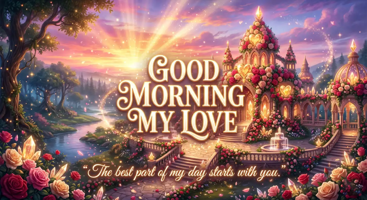 Free Download Good Morning Messages Full Of Love - High Quality Good Morning Love Messages Image