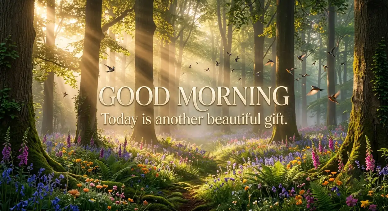 Free Download Good Morning Nature Card Design - High Quality Good Morning Nature Image