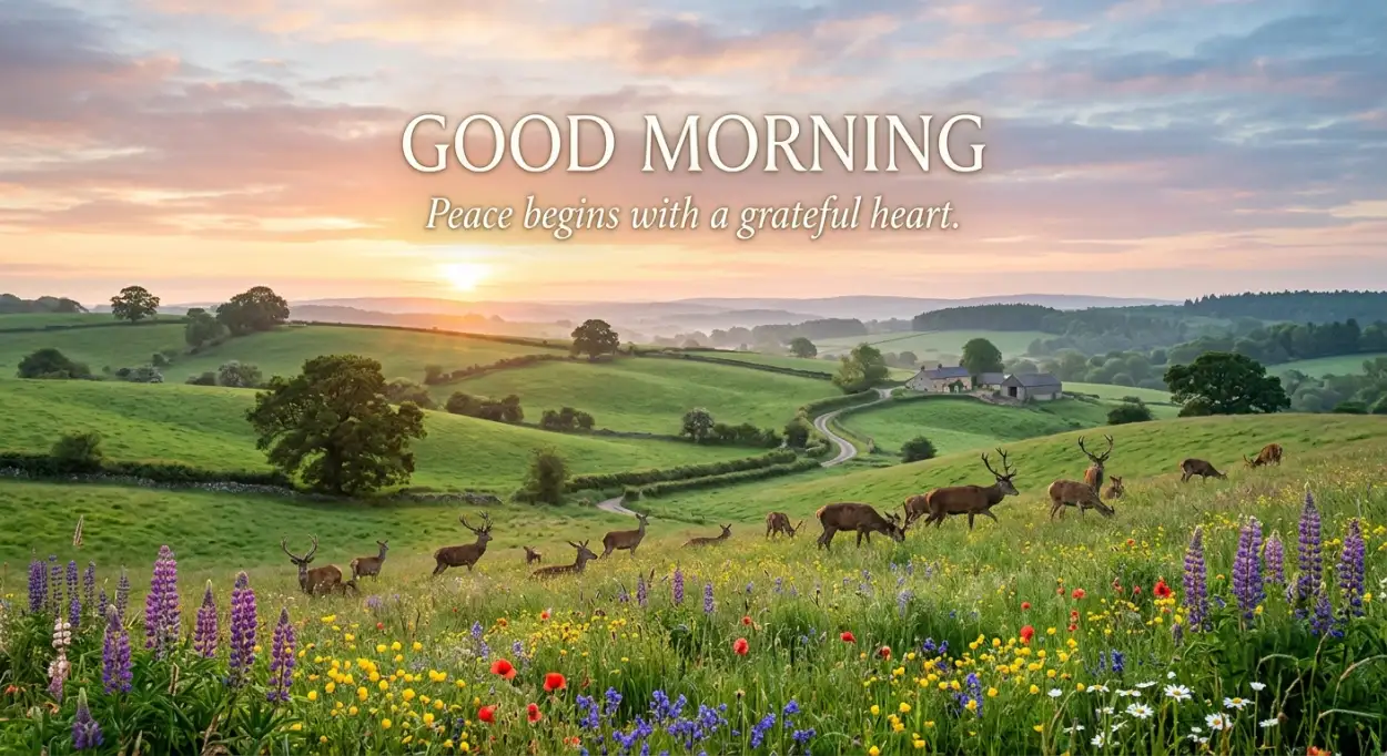 Free Download Good Morning Nature Greeting Card - High Quality Good Morning Nature Image